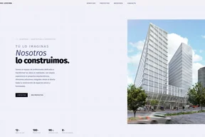 Screenshot of the constructoraledesma.com home page.